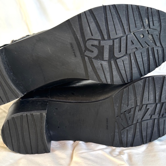 Stuart Weitzman Black YEEHA Studded Over the Knee Boots - Picture 7 of 8